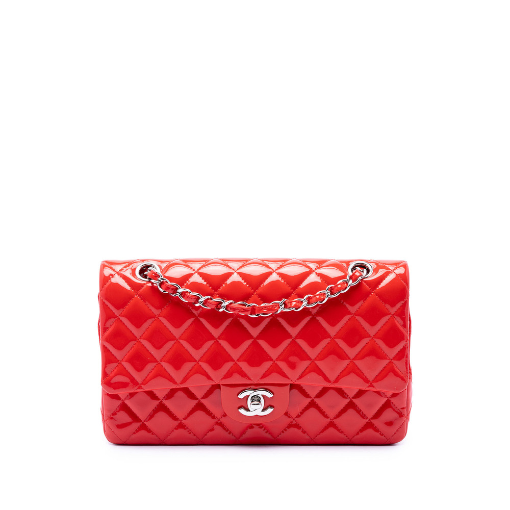 Pre-Loved Chanel Medium Classic Patent Double Flap